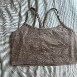 Aerie Heathered Brown Sports Bra